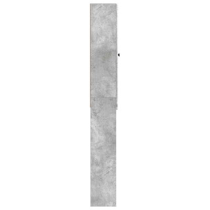 vidaXL Toilet Cabinet BREDA Concrete Grey 66 x 25.5 x 190 cm
