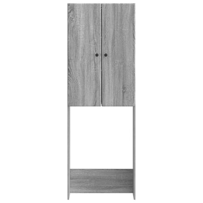 vidaXL Toilet Cabinet BREDA Grey Sonoma 66 x 25.5 x 190 cm