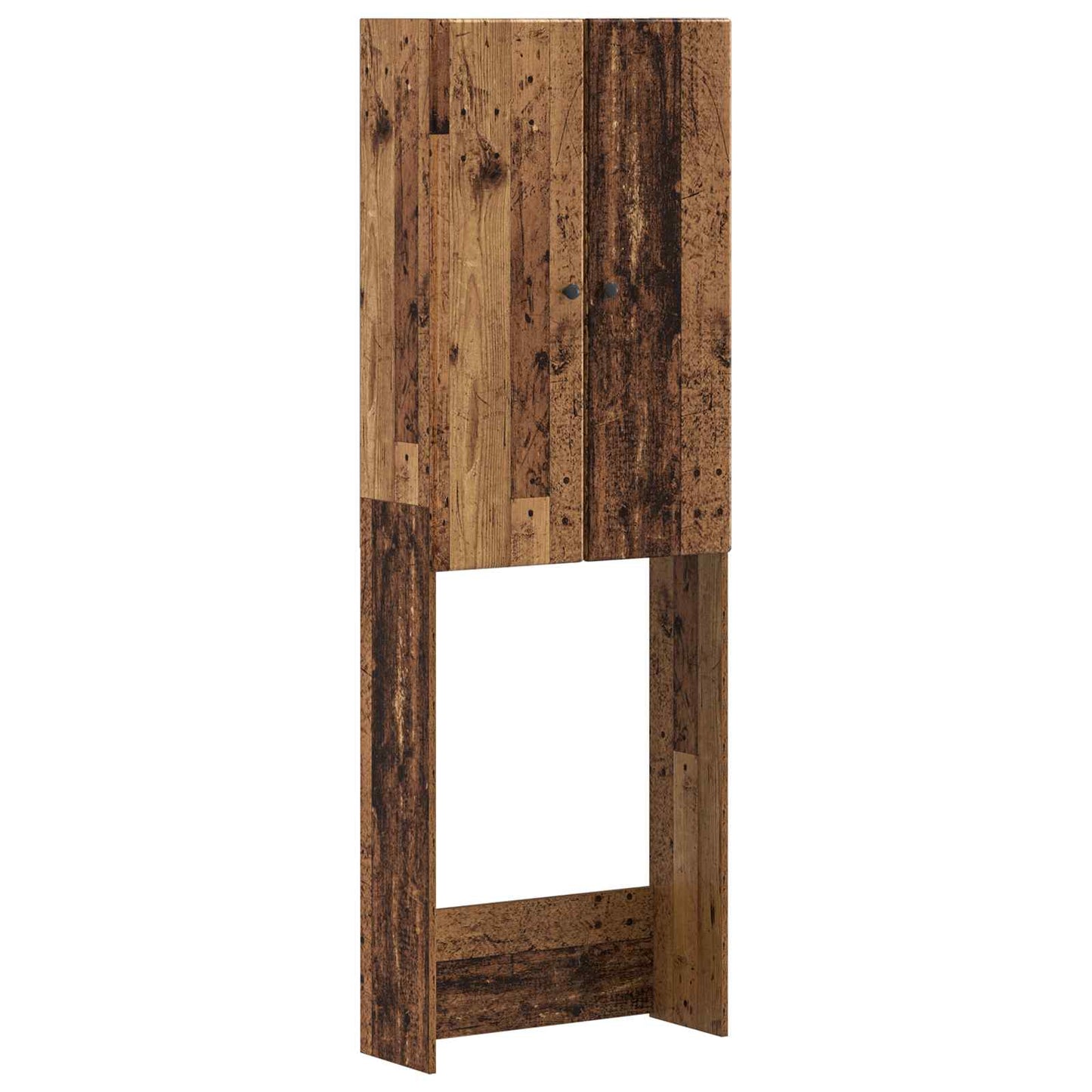 vidaXL Toilet Cabinet BREDA Old Wood 66 x 25.5 x 190 cm