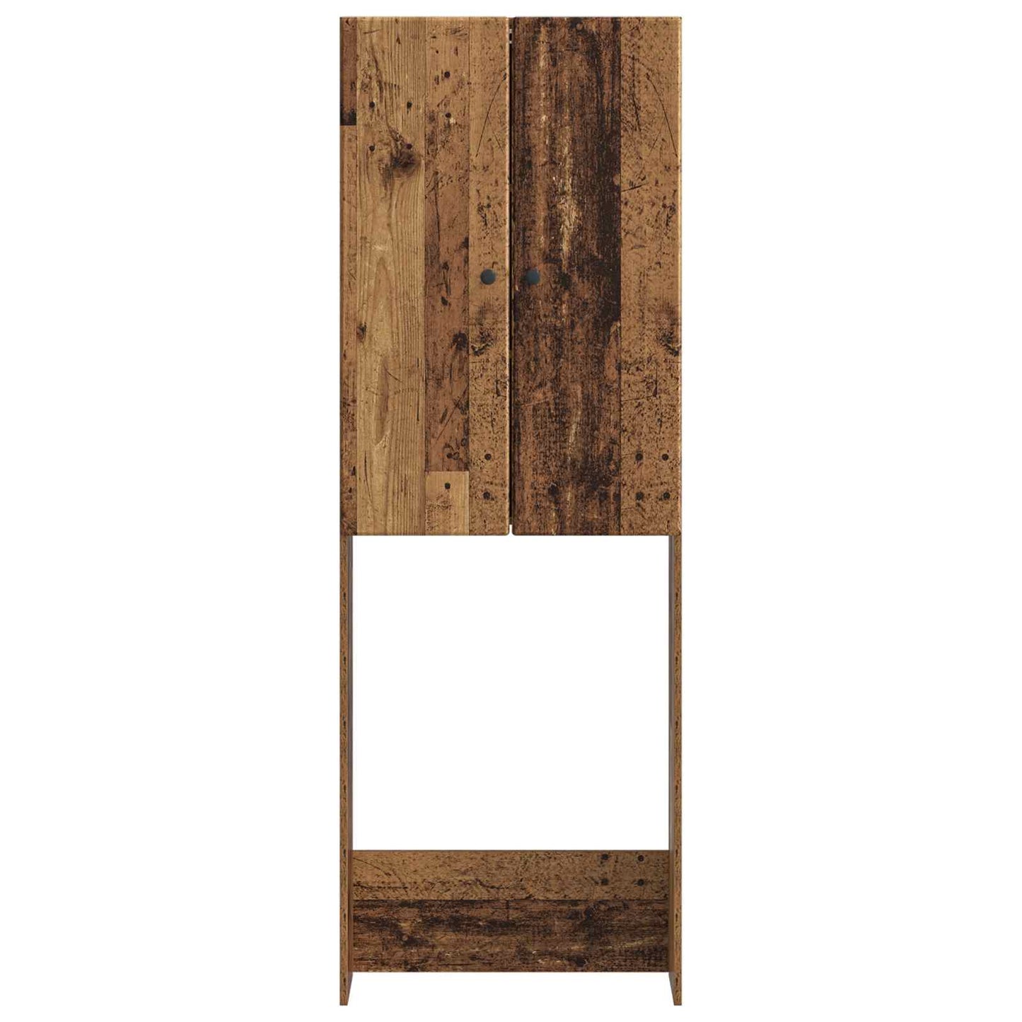 vidaXL Toilet Cabinet BREDA Old Wood 66 x 25.5 x 190 cm