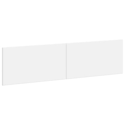 vidaXL Wall-Mounted Headboard BREDA White Engineered Wood