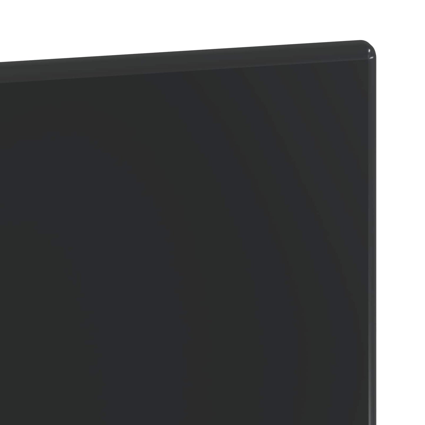 vidaXL Wall-Mounted Headboard BREDA Black Engineered Wood