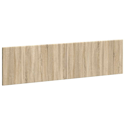vidaXL Wall-Mounted Headboard BREDA Sonoma Oak Engineered Wood
