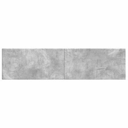 vidaXL Wall-Mounted Headboard BREDA Concrete Grey Engineered Wood