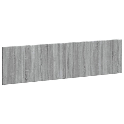 vidaXL Wall-Mounted Headboard BREDA Grey Sonoma Engineered Wood