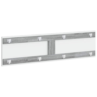 vidaXL Wall-Mounted Headboard BREDA Grey Sonoma Engineered Wood