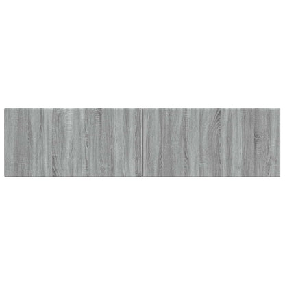 vidaXL Wall-Mounted Headboard BREDA Grey Sonoma Engineered Wood