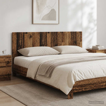 vidaXL Wall-Mounted Headboard BREDA Old Wood Engineered Wood