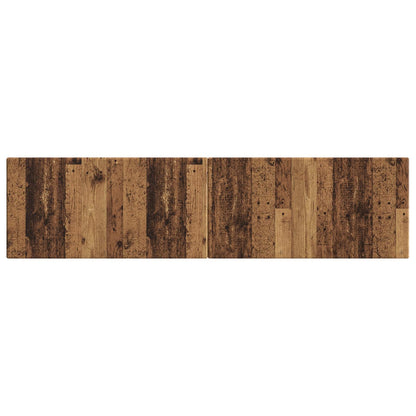 vidaXL Wall-Mounted Headboard BREDA Old Wood Engineered Wood