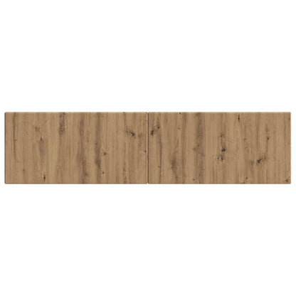 vidaXL Wall-Mounted Headboard BREDA Artisan Oak Engineered Wood