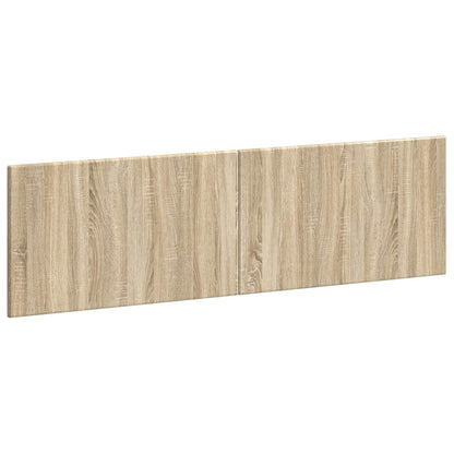 vidaXL Wall-Mounted Headboard BREDA Sonoma Oak Engineered Wood