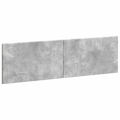 vidaXL Wall-Mounted Headboard BREDA Concrete Grey Engineered Wood