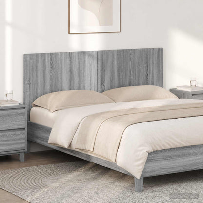 vidaXL Wall-Mounted Headboard BREDA Grey Sonoma Engineered Wood