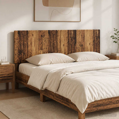 vidaXL Wall-Mounted Headboard BREDA Old Wood Engineered Wood