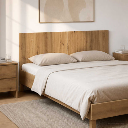 vidaXL Wall-Mounted Headboard BREDA Artisan Oak Engineered Wood