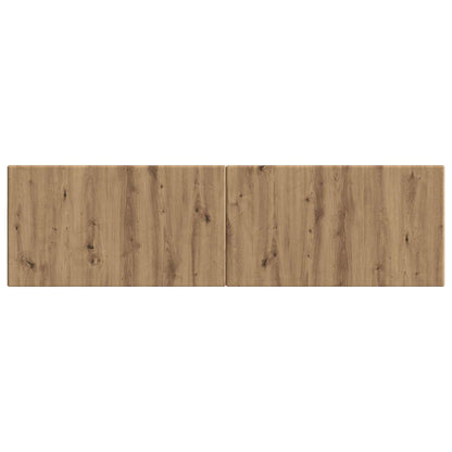 vidaXL Wall-Mounted Headboard BREDA Artisan Oak Engineered Wood
