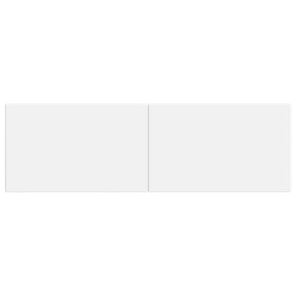 vidaXL Wall-Mounted Headboard BREDA White Engineered Wood