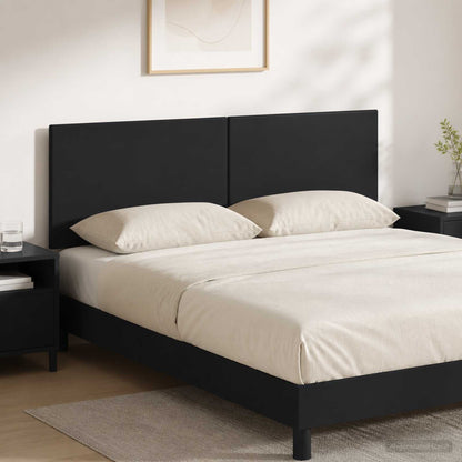 vidaXL Wall-Mounted Headboard BREDA Black Engineered Wood