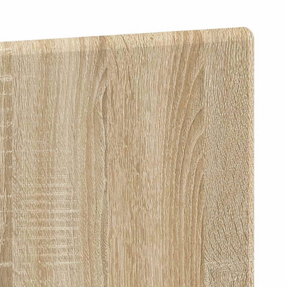 vidaXL Wall-Mounted Headboard BREDA Sonoma Oak Engineered Wood