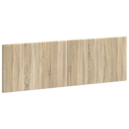 vidaXL Wall-Mounted Headboard BREDA Sonoma Oak Engineered Wood