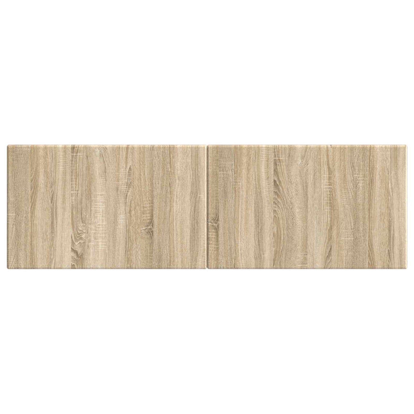 vidaXL Wall-Mounted Headboard BREDA Sonoma Oak Engineered Wood