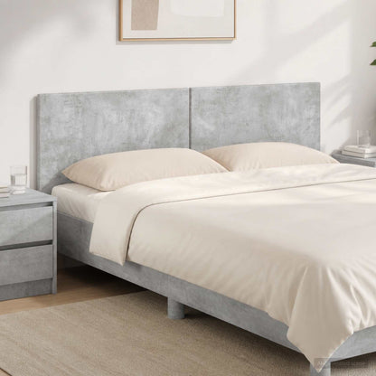 vidaXL Wall-Mounted Headboard BREDA Concrete Grey Engineered Wood