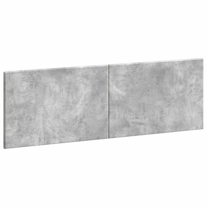 vidaXL Wall-Mounted Headboard BREDA Concrete Grey Engineered Wood