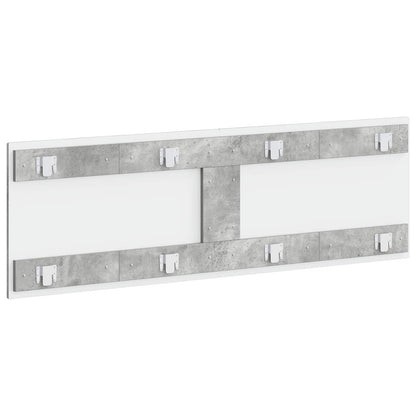 vidaXL Wall-Mounted Headboard BREDA Concrete Grey Engineered Wood