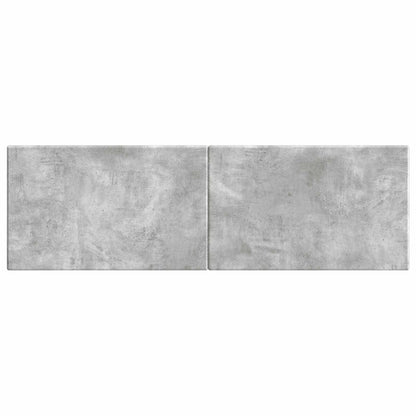 vidaXL Wall-Mounted Headboard BREDA Concrete Grey Engineered Wood