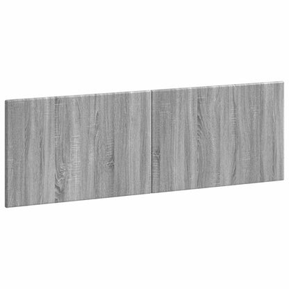 vidaXL Wall-Mounted Headboard BREDA Grey Sonoma Engineered Wood