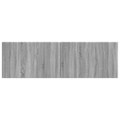 vidaXL Wall-Mounted Headboard BREDA Grey Sonoma Engineered Wood