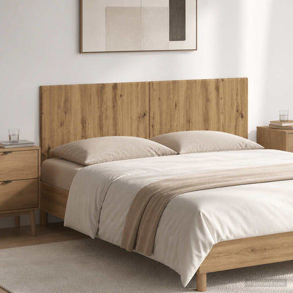 vidaXL Wall-Mounted Headboard BREDA Artisan Oak Engineered Wood