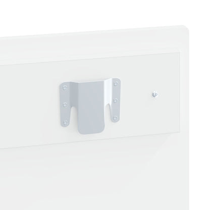 vidaXL Wall-Mounted Headboard BREDA White Engineered Wood