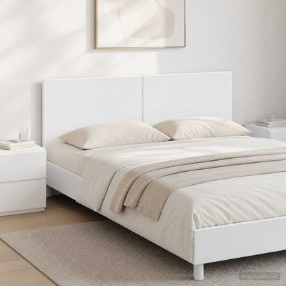 vidaXL Wall-Mounted Headboard BREDA White Engineered Wood