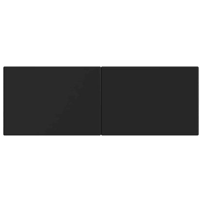 vidaXL Wall-Mounted Headboard BREDA Black Engineered Wood