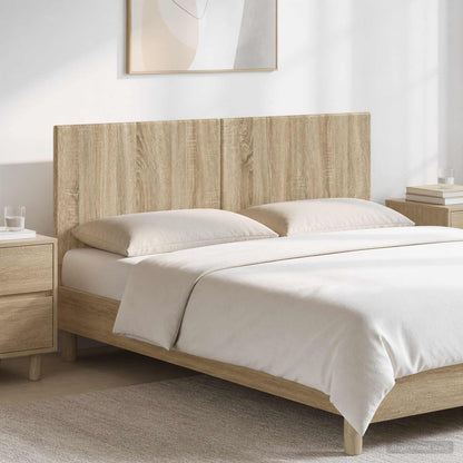 vidaXL Wall-Mounted Headboard BREDA Sonoma Oak Engineered Wood