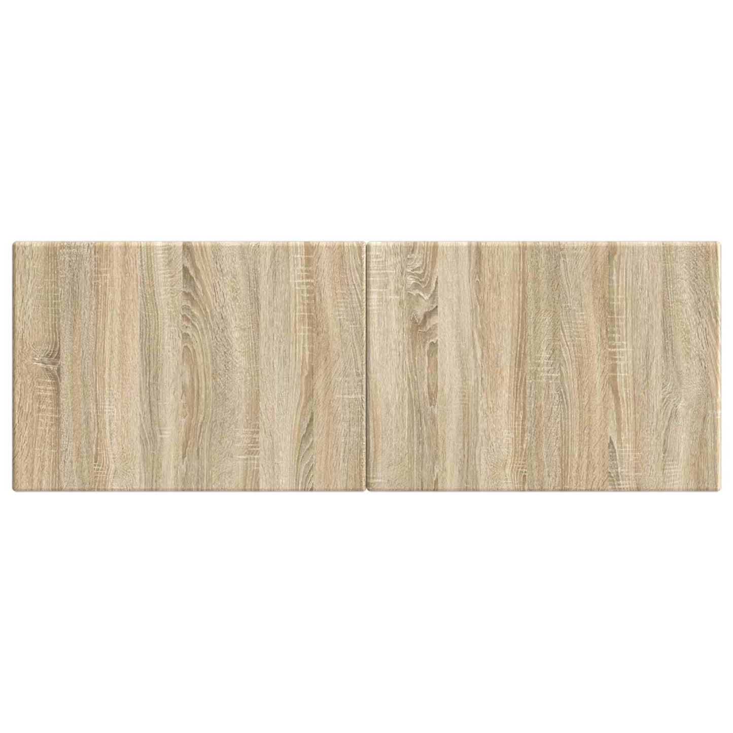 vidaXL Wall-Mounted Headboard BREDA Sonoma Oak Engineered Wood