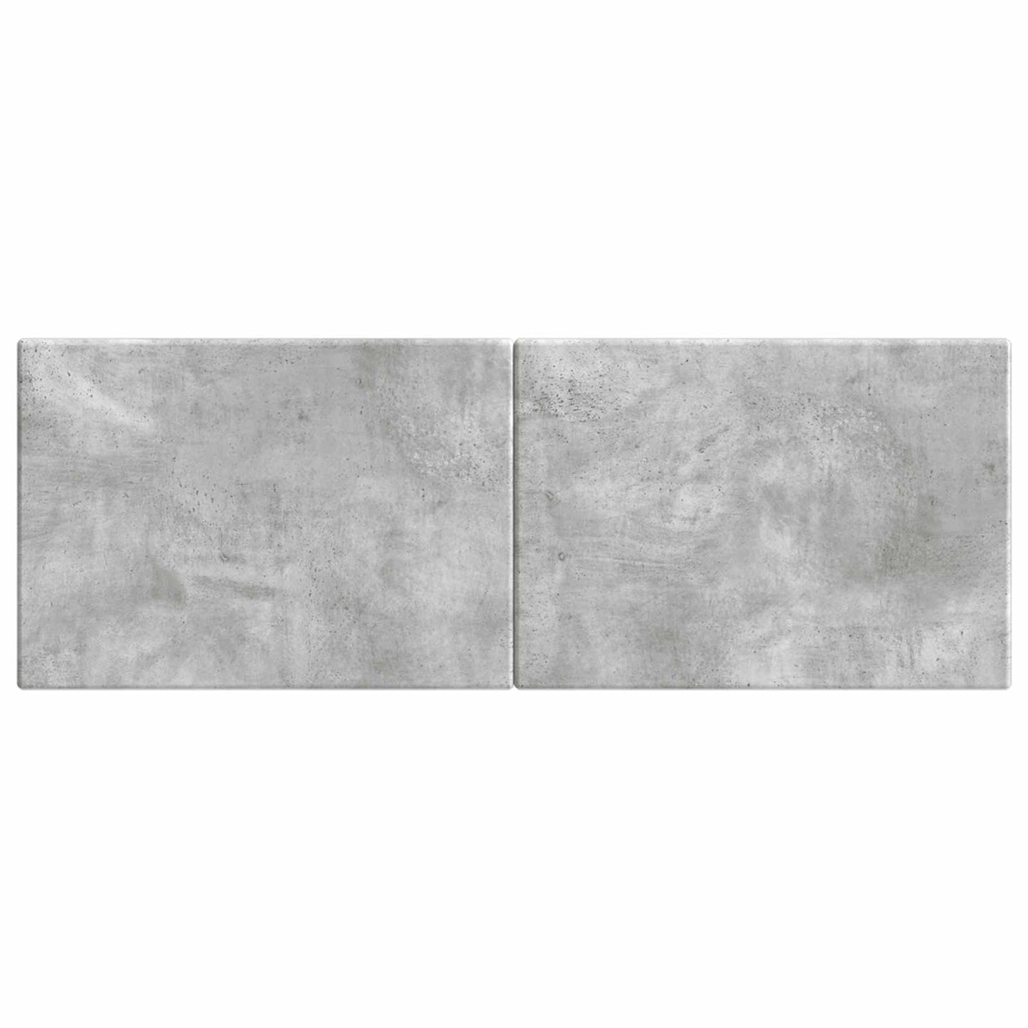 vidaXL Wall-Mounted Headboard BREDA Concrete Grey Engineered Wood