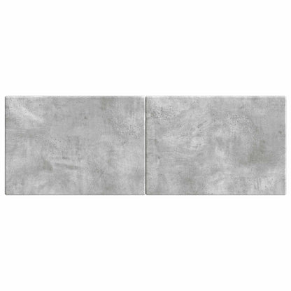 vidaXL Wall-Mounted Headboard BREDA Concrete Grey Engineered Wood