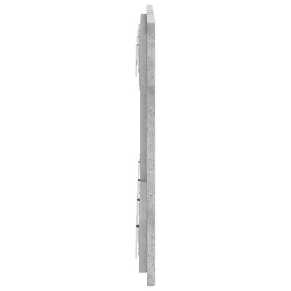 vidaXL Wall-Mounted Headboard BREDA Concrete Grey Engineered Wood