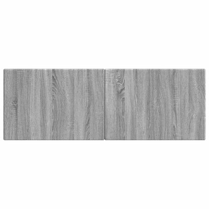 vidaXL Wall-Mounted Headboard BREDA Grey Sonoma Engineered Wood