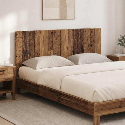 vidaXL Wall-Mounted Headboard BREDA Old Wood Engineered Wood