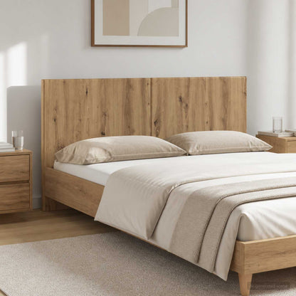 vidaXL Wall-Mounted Headboard BREDA Artisan Oak Engineered Wood