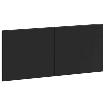 vidaXL Wall-Mounted Headboard BREDA Black Engineered Wood