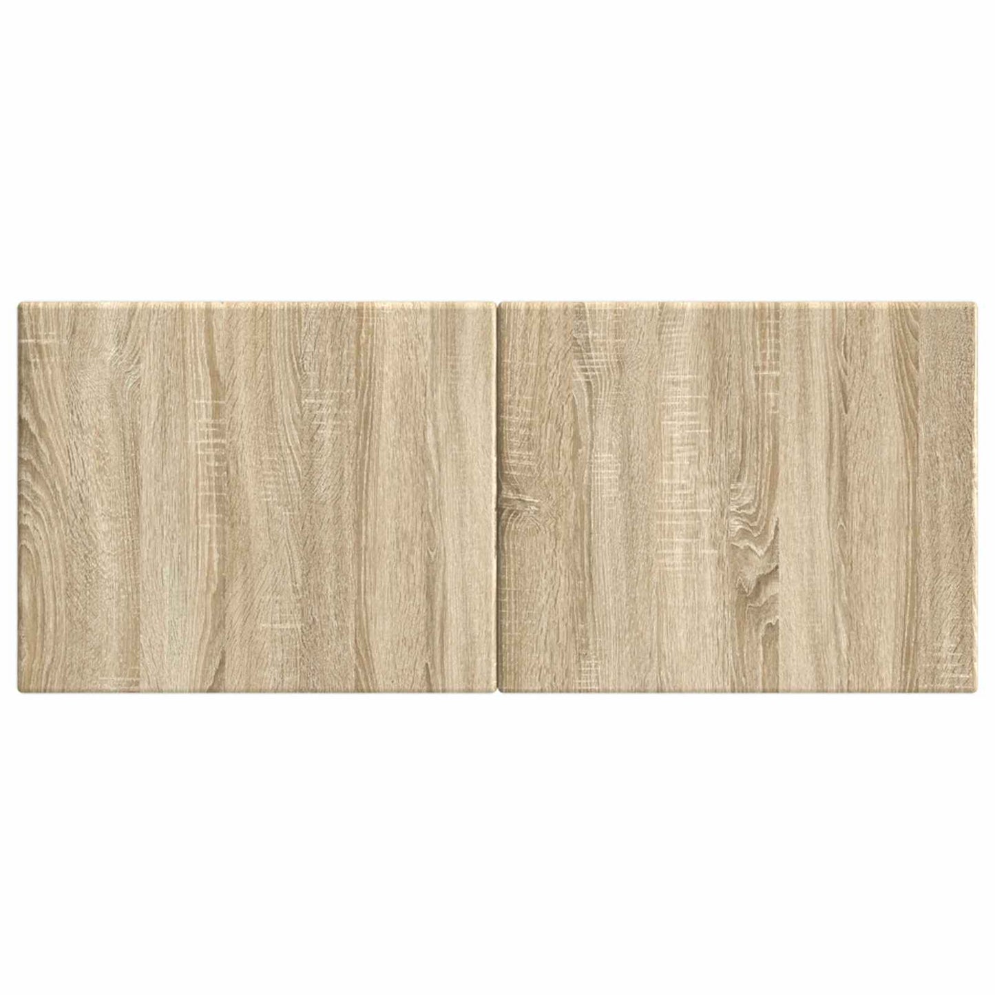 vidaXL Wall-Mounted Headboard BREDA Sonoma Oak Engineered Wood