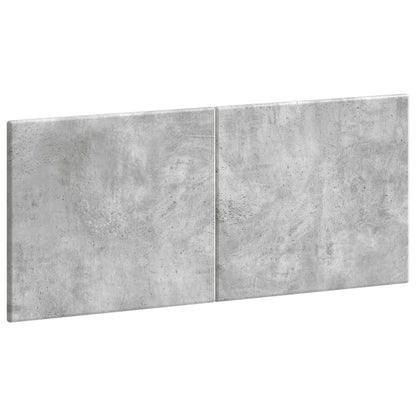vidaXL Wall-Mounted Headboard BREDA Concrete Grey Engineered Wood