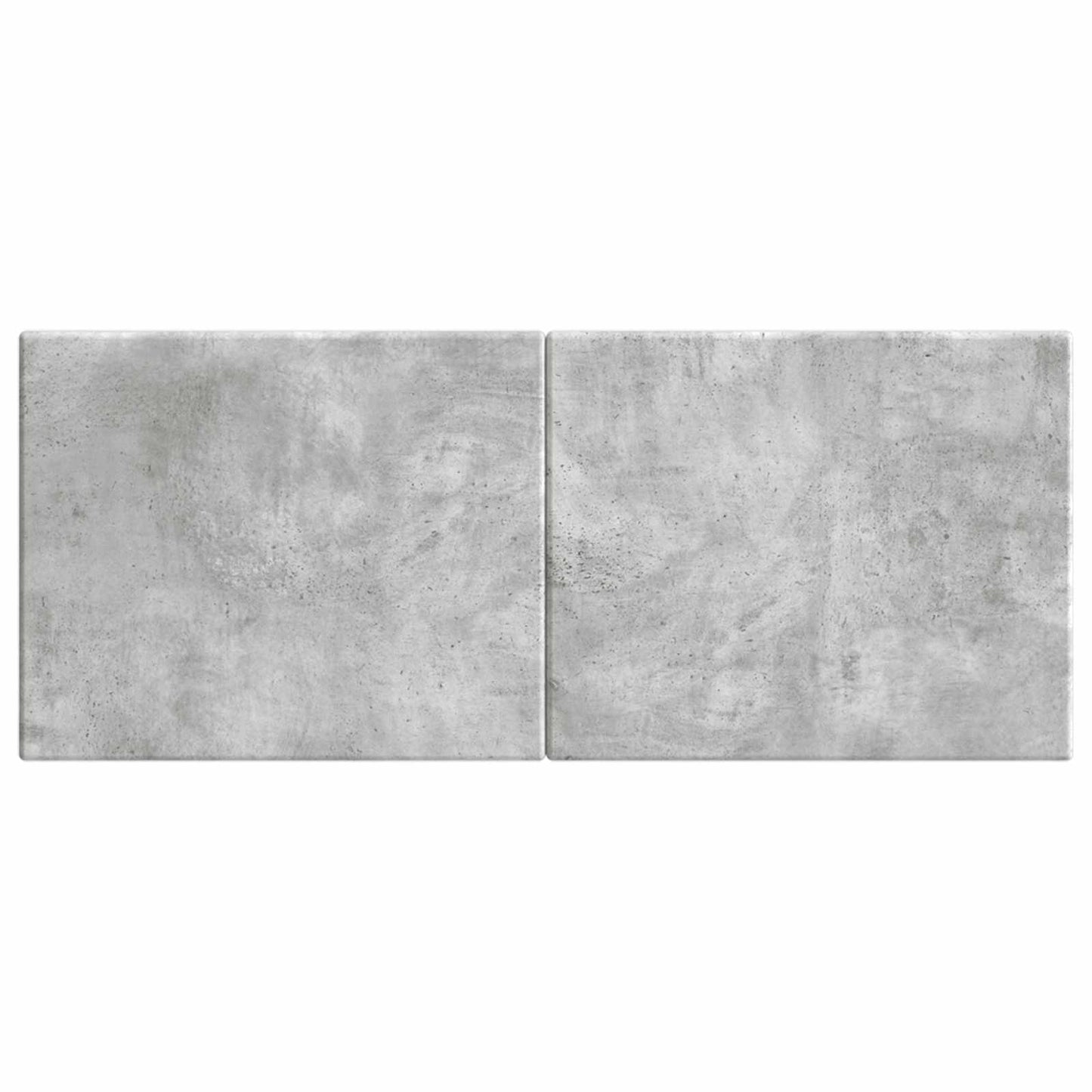 vidaXL Wall-Mounted Headboard BREDA Concrete Grey Engineered Wood