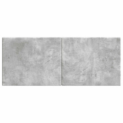 vidaXL Wall-Mounted Headboard BREDA Concrete Grey Engineered Wood