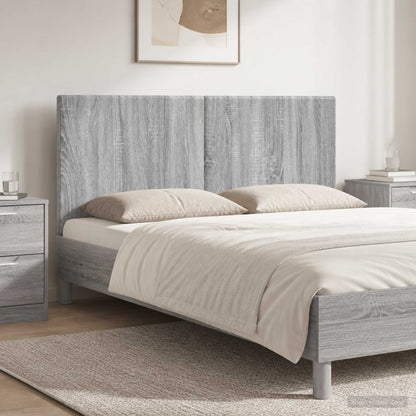 vidaXL Wall-Mounted Headboard BREDA Grey Sonoma Engineered Wood