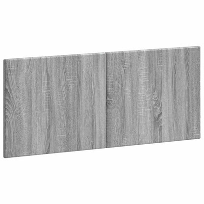 vidaXL Wall-Mounted Headboard BREDA Grey Sonoma Engineered Wood